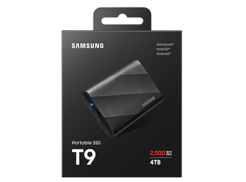 SAMSUNG T9 2TB USB 3.2 2x2 External Solid State Drive Portable SSD