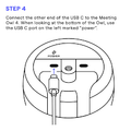 Owl Labs Over Ethernet USB-C Power Adapter