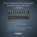NETGEAR 8 Port switch (GS308EP)