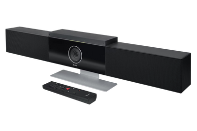 Poly Studio - 4K USB Video Conference System (Polycom) - Camera, Microphone, and Speaker Bar for Small & Medium Conference Rooms - Presenter Tracking, NoiseBlock AI, Autoframing - Teams/Zoom Certified