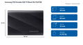 Samsung Portable SSD T9 4TB USB 3.2 Gen 2x2 Black Hardware Encryption